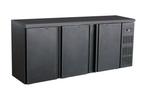 Barkoelkast | 3 Deurs | Zwart - LUXE SERIES HorecaTraders, Verzenden, Nieuw in verpakking