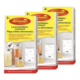 Mottenval | Aeroxon | Meelmot (Gifvrij, 8 stuks), Dieren en Toebehoren, Overige Dieren-accessoires, Nieuw, Verzenden