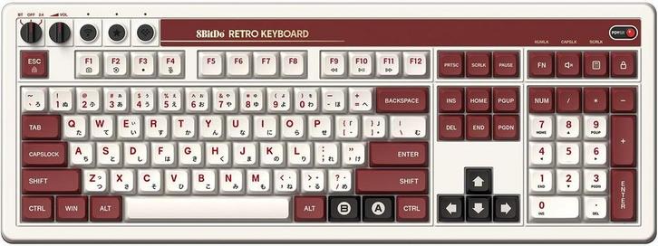 8BitDo 108 Mechanical Keyboard Fami edition, Spelcomputers en Games, Games | Pc, Verzenden