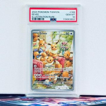 Pokémon Graded card - Eevee #188 - Pokémon - PSA 10 beschikbaar voor biedingen