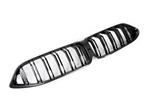Dit betreft een set BMW 8 Serie carbon grill nieren, Verzenden