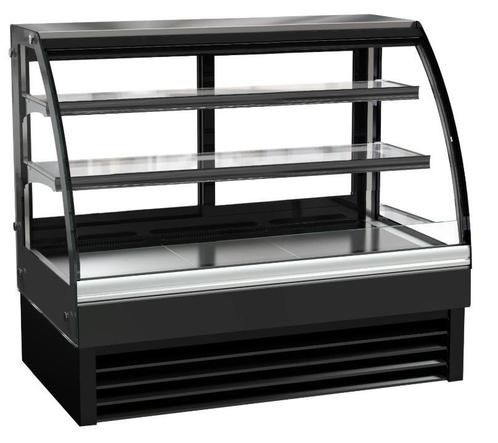 Koelvitrine | Zwart | Geforceerd Combisteel, Zakelijke goederen, Horeca | Keukenapparatuur, Verzenden