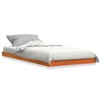 Massief Houten Bedframe 90x190: - OP=OP - Laagste prijs!, 90 cm, Eenpersoons, Bruin, Nieuw