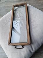 Decoratief dienblad - Duitsland - Vintage glazen dienblad