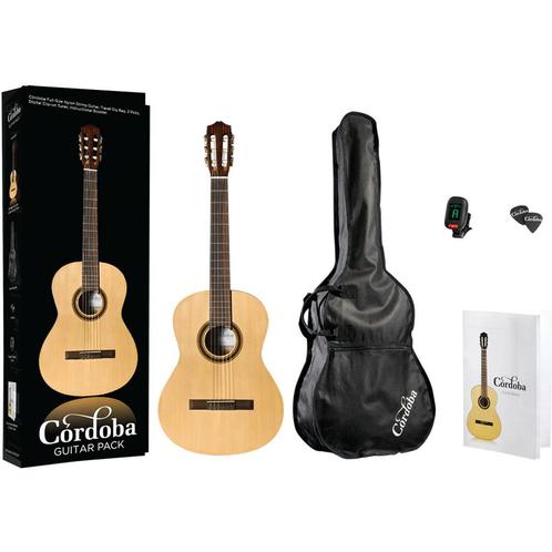 Cordoba CP100 Guitar Pack starterset klassieke gitaar, Muziek en Instrumenten, Snaarinstrumenten | Gitaren | Akoestisch, Verzenden