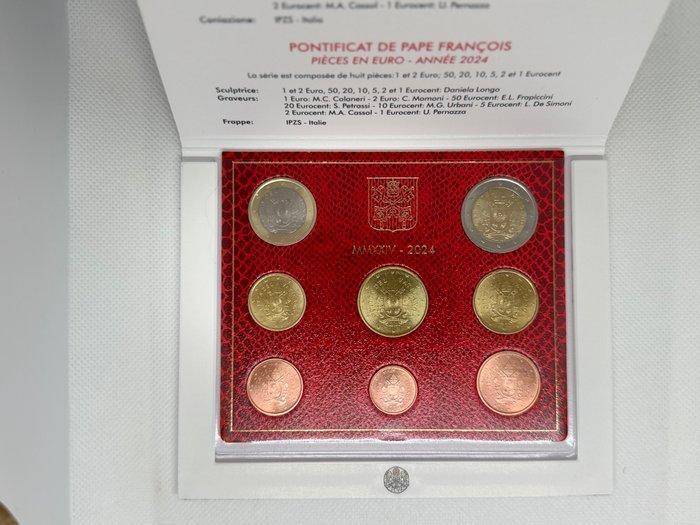 Vaticaan. Year Set (BU) 2024 (Zonder Minimumprijs), Postzegels en Munten, Munten | Europa | Euromunten
