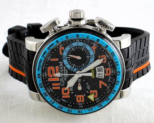 Graham - Silverstone Stowe 48 Racing GMT - Special Edition -, Sieraden, Tassen en Uiterlijk, Horloges | Heren