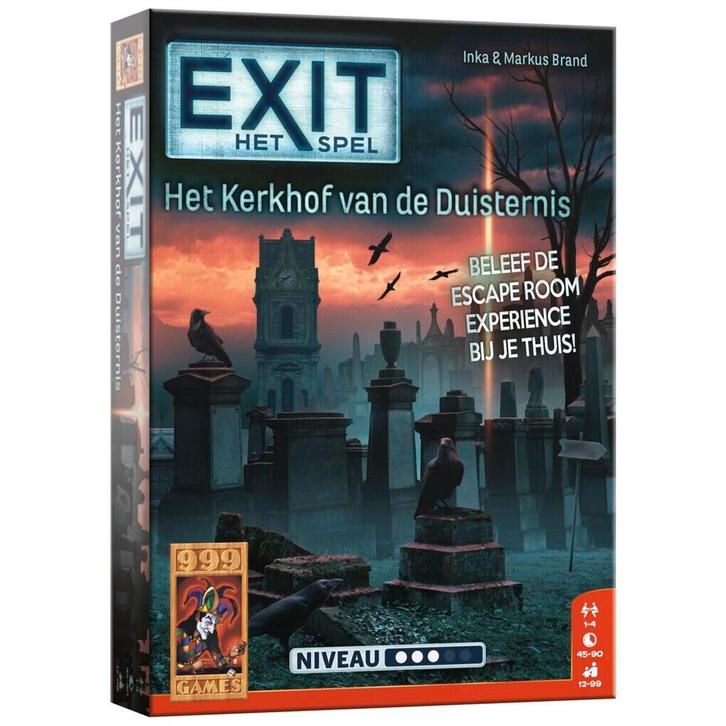 999 Games Exit: Het Kerkhof van de Duist, Hobby en Vrije tijd, Gezelschapsspellen | Bordspellen, Nieuw, Verzenden