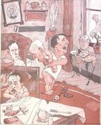 Spotprent over het vertrek van Henri Marchant bij de VDB, Antiek en Kunst, Verzenden