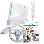 Nintendo Wii Console - Wit + Mario Kart + HDMI bundel, Spelcomputers en Games, Spelcomputers | Nintendo Wii, Zo goed als nieuw