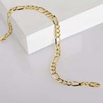 Schakelarmband - 14 karaat Geel goud - Figaro kettingarmband, Sieraden, Tassen en Uiterlijk, Antieke sieraden