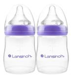 Lansinoh 2 stuks 160 ml Natural Wave Flesjes 75470, Kinderen en Baby's, Babyvoeding en Toebehoren, Verzenden, Nieuw