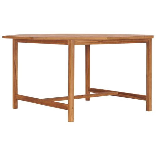 vidaXL Tuintafel 150x150x75 cm massief teakhout, Tuin en Terras, Tuintafels, Nieuw, Hout, Verzenden