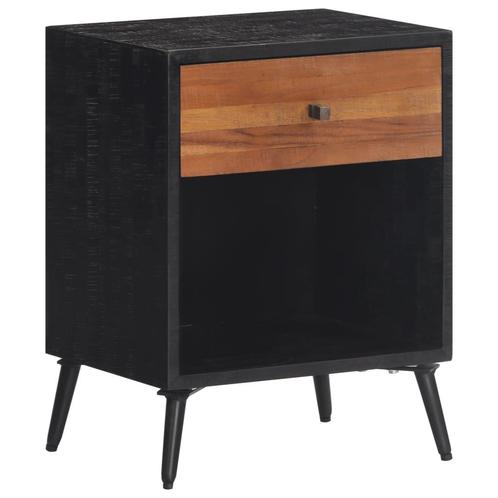 vidaXL Nachtkastje 40x30x50 cm massief teakhout, Huis en Inrichting, Slaapkamer | Nachtkastjes, Nieuw, Hout, Verzenden