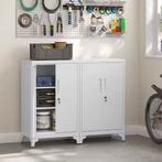 Metalen Opbergkast met 2 Deuren – Afsluitbare Dossierkast, Verzenden, Nieuw in verpakking