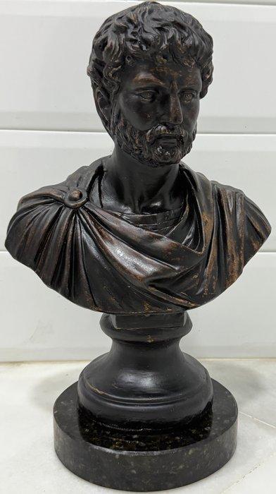 sculptuur, Antoninus Pio - 42 cm - Houtpasta, magnesium, Antiek en Kunst, Antiek | Keramiek en Aardewerk