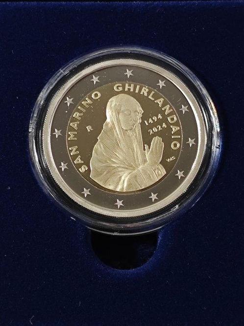 San Marino. Proof Set 2024 (incl. 2 Euro Ghirlandaio +, Postzegels en Munten, Munten | Europa | Euromunten