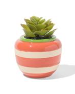 HEMA Bloempot 9x7x7.4cm keramiek terra, Verzenden