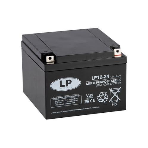 LP VRLA-LP accu 12 volt 24.0 ah LP12-24 T3 VDS, Computers en Software, Noodvoedingen (UPS), Nieuw, Ophalen of Verzenden