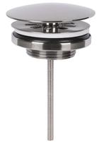 Differenz afvoerplug always open - rvs look / geborsteld, Ophalen of Verzenden, Nieuw, Chroom, Overige typen