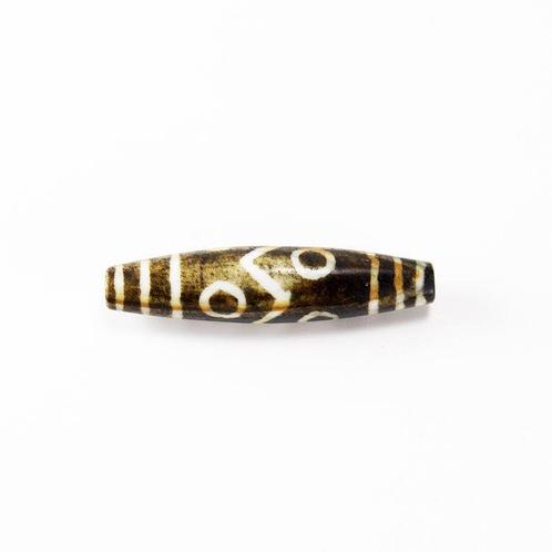 Oud Birma, Pyu Gefossiliseerd palmhout Cilindrische Pumtek, Sieraden, Tassen en Uiterlijk, Antieke sieraden