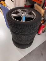 Winterbanden met velgen 215/55/R16 Dunlop 16inch Peugeot, Ophalen, 16 inch, Banden en Velgen, Gebruikt