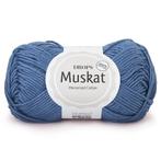 DROPS Muskat Uni Colour - 36 denimblauw - Katoen Garen, Ophalen of Verzenden, Nieuw
