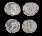 Romeinse Rijk Lot of 2 Silver Denarii (Faustina I - Ceres,