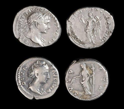 Romeinse Rijk Lot of 2 Silver Denarii (Faustina I - Ceres,, Postzegels en Munten, Munten | Europa | Niet-Euromunten