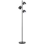 Verstelbare Staande Lamp - Industrieel Design - Zwart, Huis en Inrichting, Lampen | Vloerlampen, Ophalen of Verzenden, Nieuw, Stof
