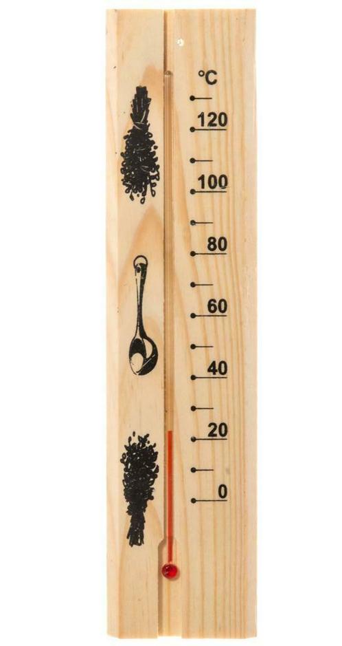 4Living sauna thermometer - Pine, Sport en Fitness, Sauna, Nieuw, Verzenden