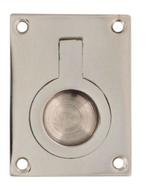 Intersteel Luikring recht 50mm x 39mm nikkel, Ophalen of Verzenden, Nieuw