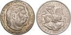 Verzilverte brons medaille 1932 Hindenburg:, Postzegels en Munten, Penningen en Medailles, Verzenden