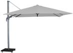 Malibu T2 zweefparasol 300x300 cm lichtgrijs, Ophalen of Verzenden, Nieuw