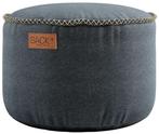 RETROit Poef Canvas Drum - Petrol, Verzenden, Nieuw