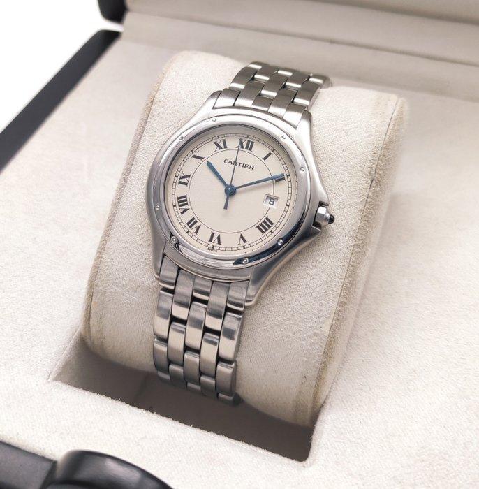 Cartier - Cougar Figaro Panthere - W35002F5 (987904) -, Sieraden, Tassen en Uiterlijk, Horloges | Heren