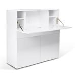 *WOONWINKEL* TemaHome Focus Moderne Secretaire Wit, Nieuw, Verzenden