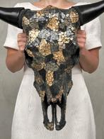 Geen veilingprijs - Adembenemende koeienschedel met