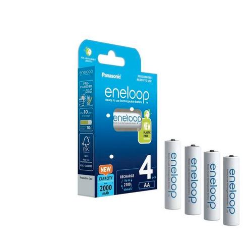 Panasonic AA Batterij - Oplaadbaar - 1,2V - 2000mAh - 4, Audio, Tv en Foto, Accu's en Batterijen, Nieuw, Ophalen of Verzenden