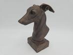 Bust of a whippet bust dog statue - home decor dog lover gif, Verzenden, Nieuw