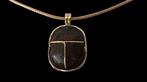 Oud-Egyptisch Steen Scarabee-amulet in moderne 1st LAW