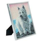 Crystal Art kit Westie hond 21 x 25 cm, Nieuw, Verzenden