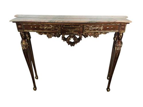 Een prachtige vintage goudvergulde consoletafel - Tafel -, Antiek en Kunst, Antiek | Overige Antiek