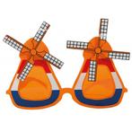 Oranje molen zonnebril - Feestbrillen, Hobby en Vrije tijd, Ophalen of Verzenden, Nieuw