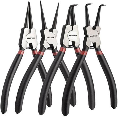 Seegerring tangen set - 4 stuks - Intern / extern, Doe-het-zelf en Verbouw, Gereedschap | Handgereedschap, Ophalen of Verzenden
