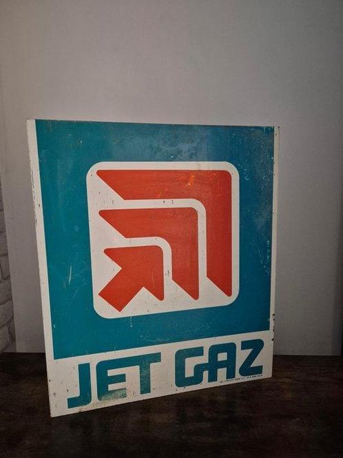 jet gaz - vox publicité paris - Emaille plaat - reclamebord, Antiek en Kunst, Antiek | Wandborden en Tegels