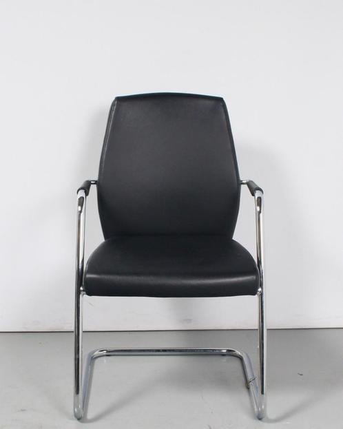 Vitra Visasoft sledestoel, zwart-chrome, Huis en Inrichting, Stoelen, Nieuw, Ophalen of Verzenden
