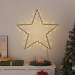 vidaXL Kerstverlichting ster silhouet 115 LEDs warm wit, Verzenden, Nieuw