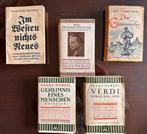 Remarque - Werfel - Wassermann - raccolta di cinque volumi