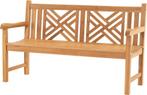 Tuinbank - Cross - Teak - Lesli Living, Verzenden, Nieuw